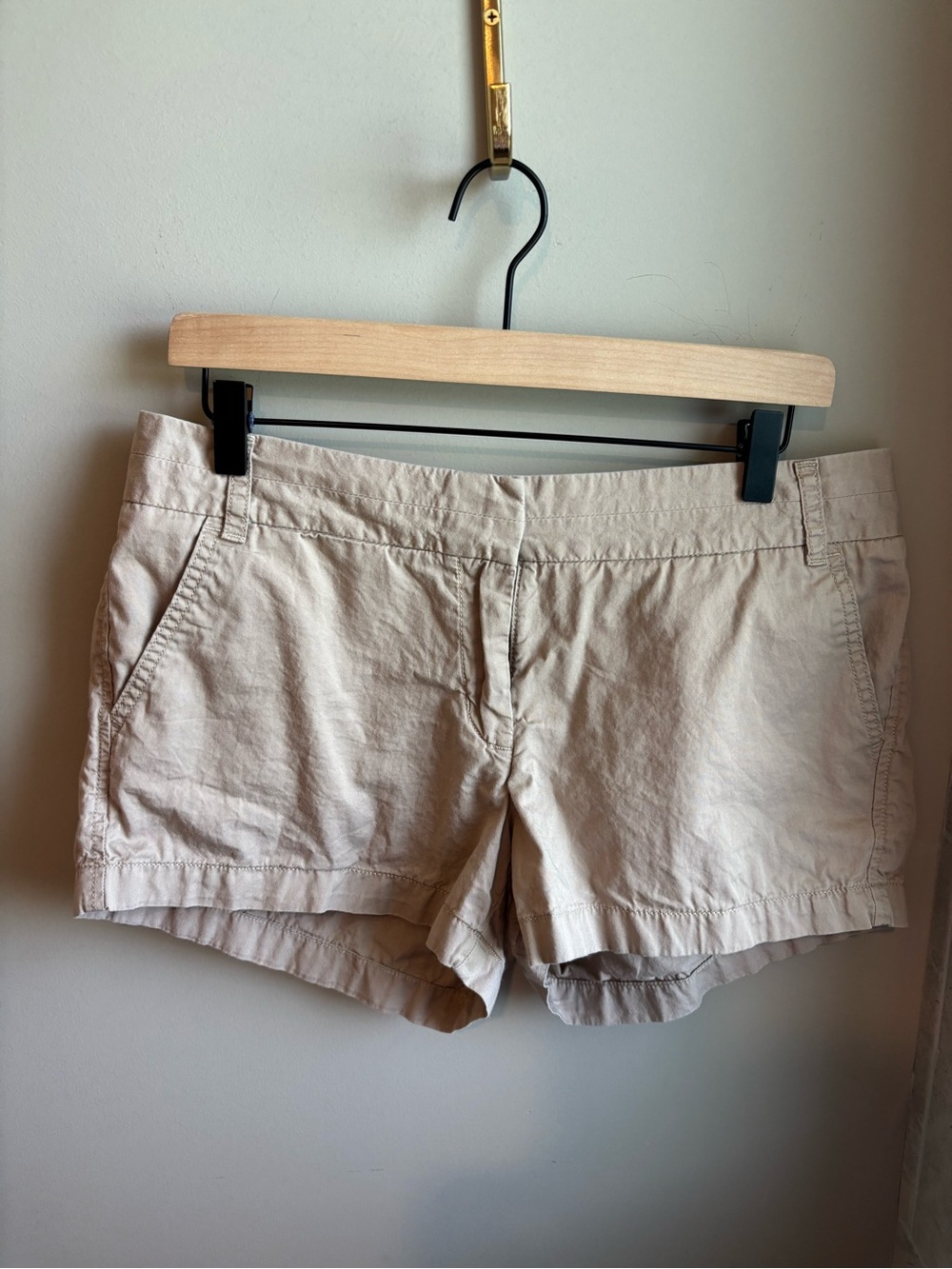 J. Crew Beige Cotton Chino Shorts
